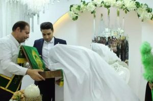 روایتی از عقد عروس آلبانی زیر سایه پرچم امام رضا علیه السلام