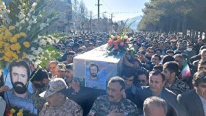 تشییع شهید مدافع امنیت در یاسوج