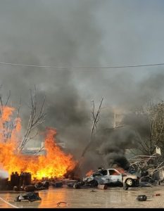 آتش سوزی مهیب جایگاه شارژ سیلندرهای گاز مایع در یاسوج + فیلم