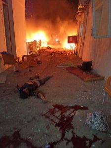 شهادت بیش از ۵۰۰ فلسطینی در بمباران یک بیمارستان