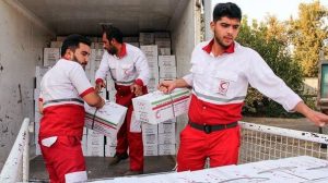 محموله کمک‌های بشردوستانه هلال احمر به غزه ارسال شد
