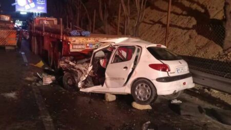 تصادف مرگبار در بزرگراه شهید همت/ دو نفر فوت کردند